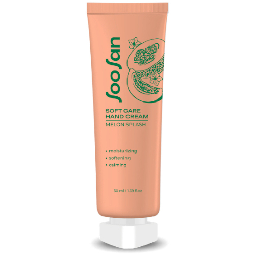 SOOSAN Soft Care Hand Cream Melon Splash Увлажняющий крем для рук с ароматом дыни 50мл