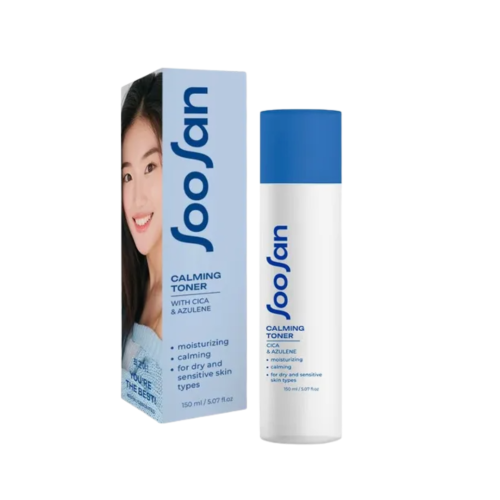 SOOSAN Calming Toner with Cica & Azulen Успокаивающий тонер с центеллой и азуленом 150мл
