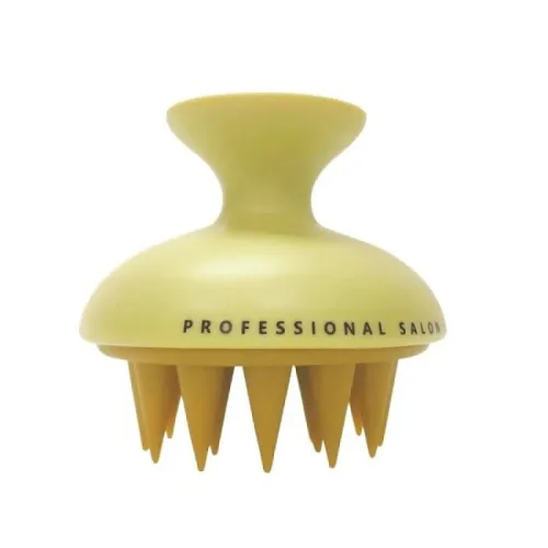 LA'DOR Массажер для мытья волос и кожи головы SCALP MASSAGER SHAMPOO BRUSH (BROWN) 1шт