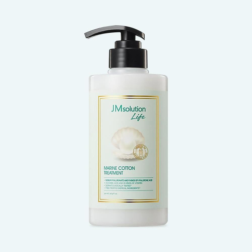 JMSOLUTION Укрепляющая маска для волос LIFE MARINE COTTON TREATMENT 500мл