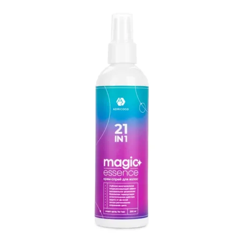 Крем-спрей для волос 21 в 1 ADRICOCO Magic Essence многофункциональный, 250 мл