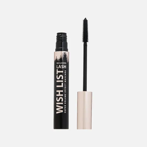Тушь для ресниц с эффектом суперобьема Lash Wish List RELOUIS/черная