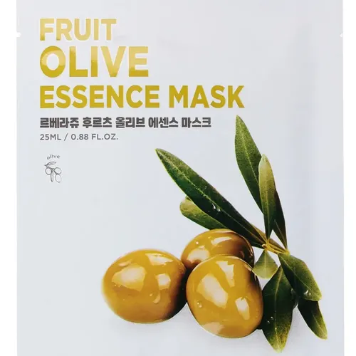 LEBELAGE Тканевая маска для лица с экстрактом оливы FRUIT OLIVE ESSENCE MASK, 25 г