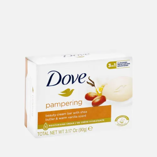Dove Нежное крем-мыло с маслом ши и теплым ароматом ванили/ Pampering Beauty cream bar with shea butter & warm vanilla scent, 90 г