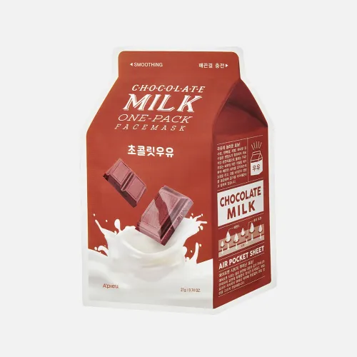  A'PIEU Тканевая маска для лица смягчающая Chocolate Milk One-Pack (Smoothing), 21 г