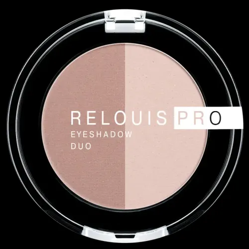 Тени для век RELOUIS PRO EYESHADOW DUO/тон 101/