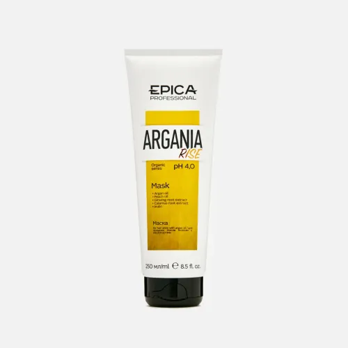 EPICA Professional Argania Rise ORGANIC Маска для придания блеска с маслом арганы,  250 мл.