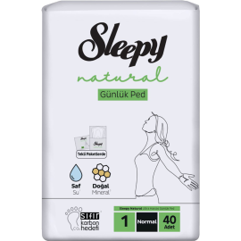 Прокладки женские Sleepy ежедневные гигиенические Natural Daily Normal, 40 шт
