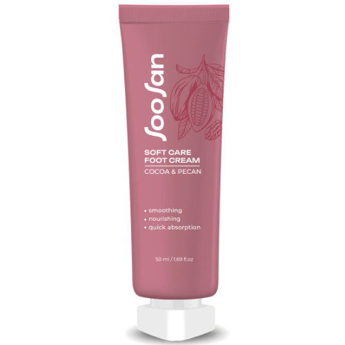 SOOSAN Soft Care Foot Nourishing Cream with Cocoa & Pecan Питательный крем для ног с экстрактами какао и пекана 50мл
