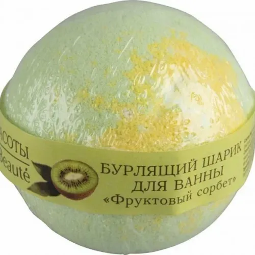 КК Бурлящий шарик для ванны "Фруктовый сорбет" Кафе Красоты 120 гр