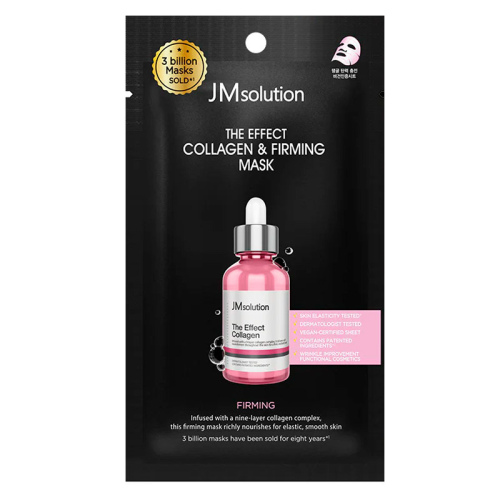  JMSOLUTION Тканевая маска для упругости кожи с коллагеном THE EFFECT COLLAGEN & FIRMING MASK 24 мл