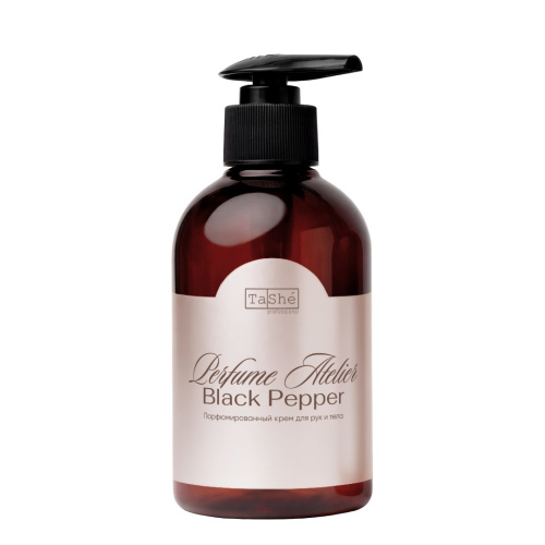 Парфюмированный увлажняющий крем для рук и тела Tashe professional Perfume Atelier Black Pepper Moisturizing Hand and Body Cream, 300 мл