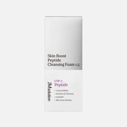 JMSOLUTION Очищающая пенка для лица с пептидами SKIN BOOST PEPTIDE CLEANSING FOAM 1.5 150 мл