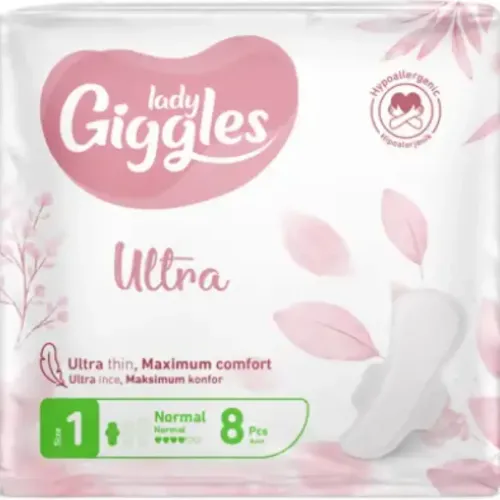 Прокладки женские гигиенические Lady Giggles Ultra Standart Normal, 8 шт