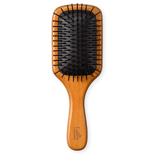 LA'DOR Расческа для волос MIDDLE WOODEN PADDLE BRUSH 1шт