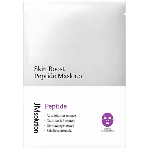  JMSOLUTION Тканевая маска для лица с пептидами SKIN BOOST PEPTIDE MASK 1.0 30 мл