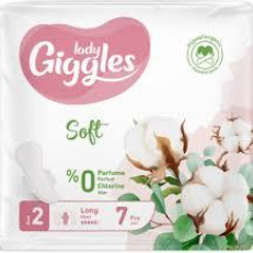 Прокладки женские гигиенические Lady Giggles Ultra Standart Long, 7 шт