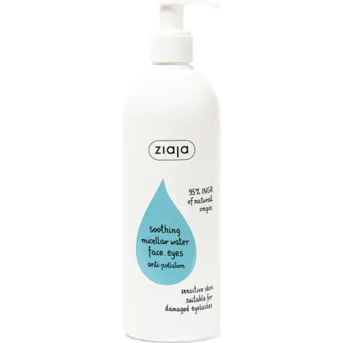 Ziaja Soothing micellar water face, eyes, sensitive skin/ Успокаивающая мицеллярная вода для чувствительной кожи лица и глаз, 390 мл