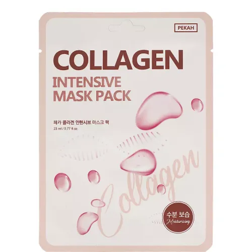 Тканевая маска с коллагеном, PEKAH/PEKAH Collagen Intensive Mask Pack 23 ml